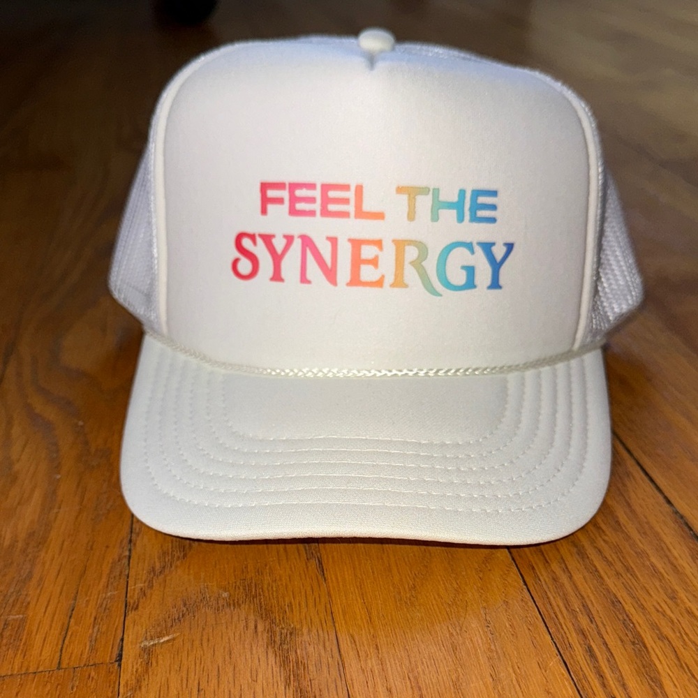 OTTO White Mesh Cap with Red Label